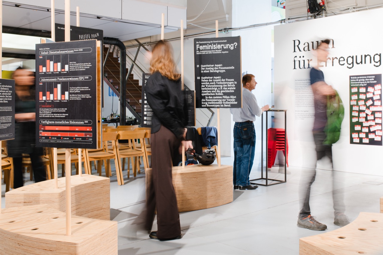 Fair_Work_Frühstück_Mit_Folgen_Ausstellung(c)Valerie Eccli Fair Work Initative, Frühstück mit Folgen, designaustria, Ausstellung